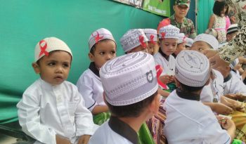 Circumcision ceremony, one of the religious activities in Islam