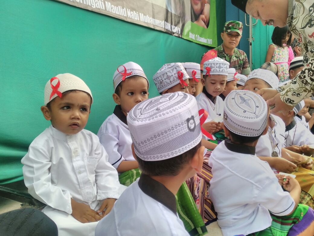 Circumcision ceremony, one of the religious activities in Islam